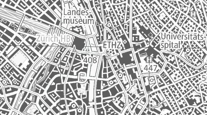 Kartenausschnitt: Limmatquai 142, 8001 Zürich