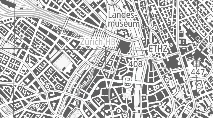 Kartenausschnitt: Löwenstrasse 59, 8001 Zürich