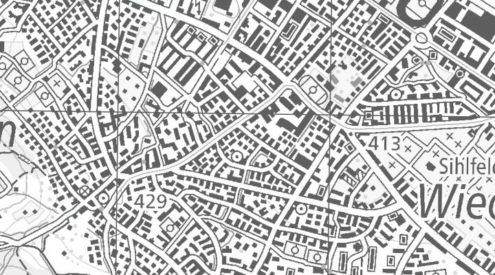 Kartenausschnitt: Mühlezelgstrasse 53, 8047 Zürich