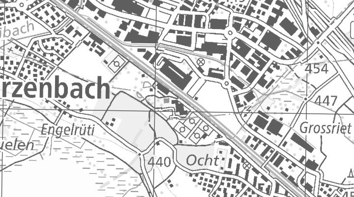 Kartenausschnitt: Im Grossriet 1, 8606 Greifensee