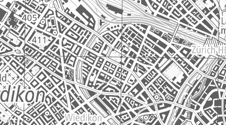 Kartenausschnitt: 8004 Zürich