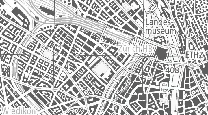 Kartenausschnitt: Jägergasse 3, 8004 Zürich