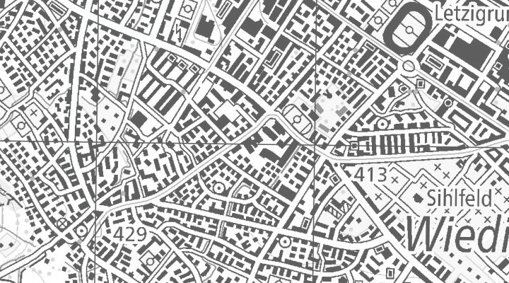 Kartenausschnitt: Albisriederstrasse 253, 8047 Zürich