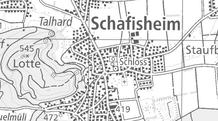 Kartenausschnitt: 5503 Schafisheim