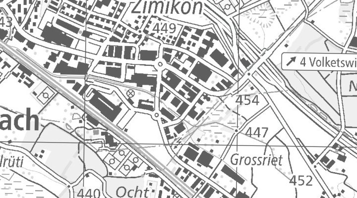 Kartenausschnitt: Müllerenstrasse 3, 8604 Volketswil