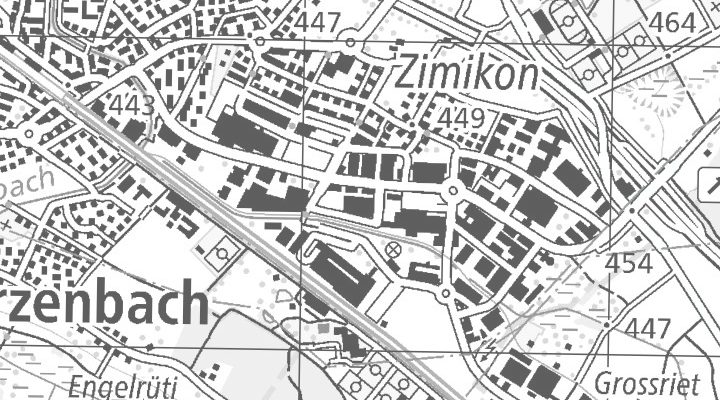 Kartenausschnitt: Industriestrasse 18, 8604 Volketswil