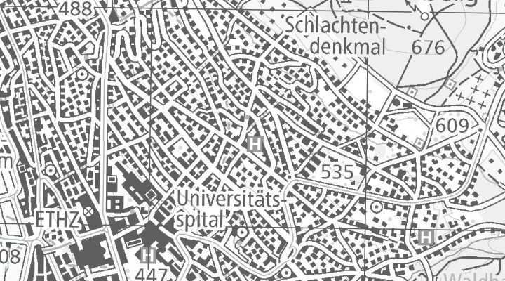 Kartenausschnitt: Toblerstrasse 51, 8044 Zürich