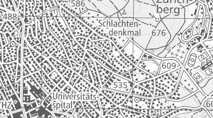 Kartenausschnitt: Krönleinstrasse 27, 8044 Zürich