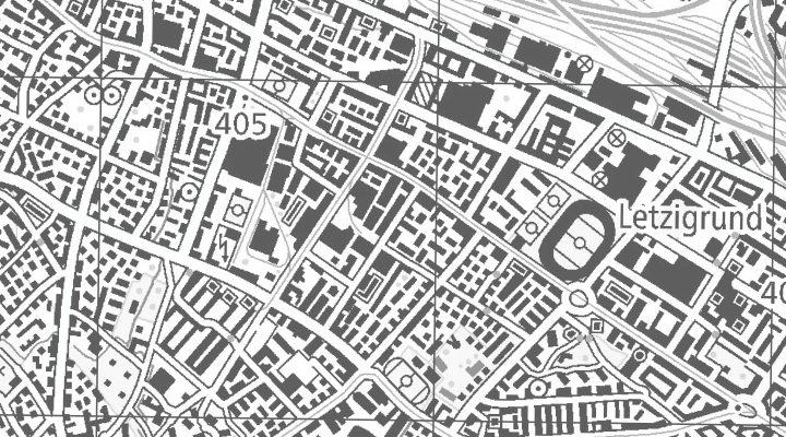 Kartenausschnitt: Flüelastrasse 12, 8048 Zürich