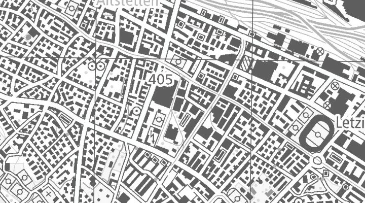 Kartenausschnitt: Buckhauserstrasse 24, 8048 Zürich