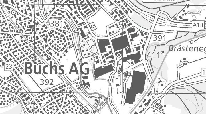 Kartenausschnitt: Bolimattstrasse 5, 5033 Buchs-Aarau