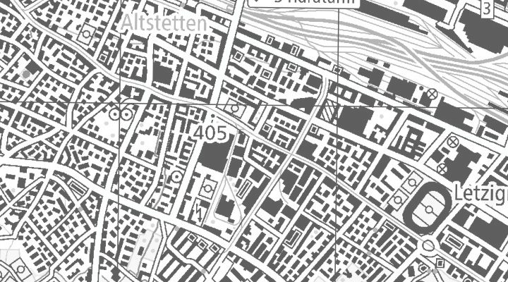 Kartenausschnitt: Buckhauserstrasse 17, 8048 Zürich