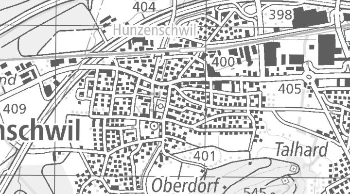 Kartenausschnitt: Neulandweg 6, 5502 Hunzenschwil