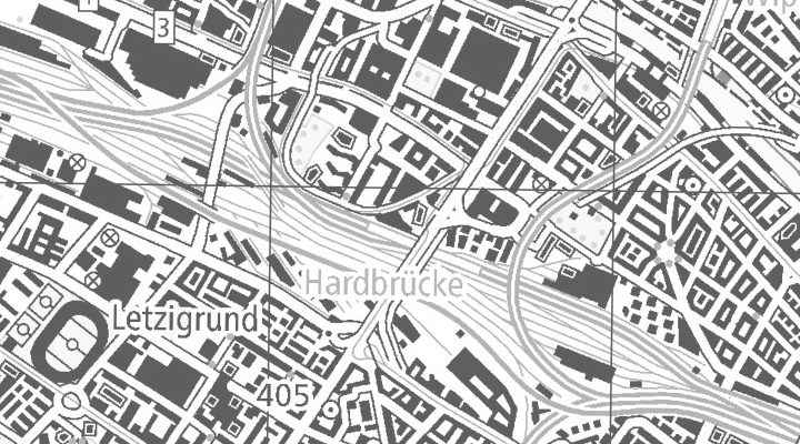 Kartenausschnitt: Maagplatz 1, 8005 Zurich