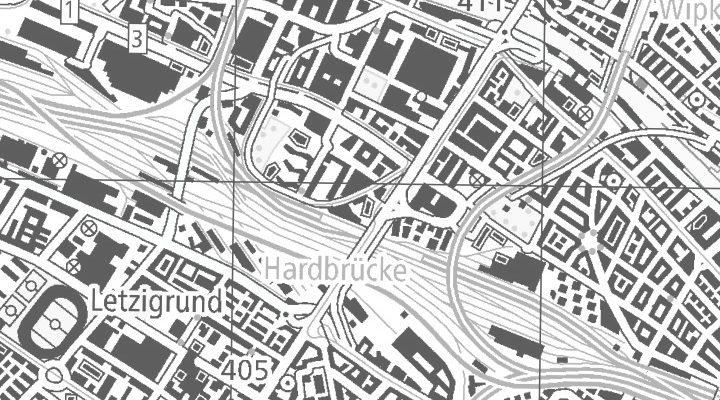 Kartenausschnitt: Maagplatz 1, Postfach, 8005 Zürich