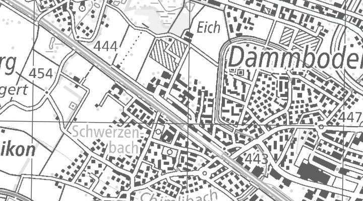 Kartenausschnitt: Bahnstrasse 24, 8603 Schwerzenbach