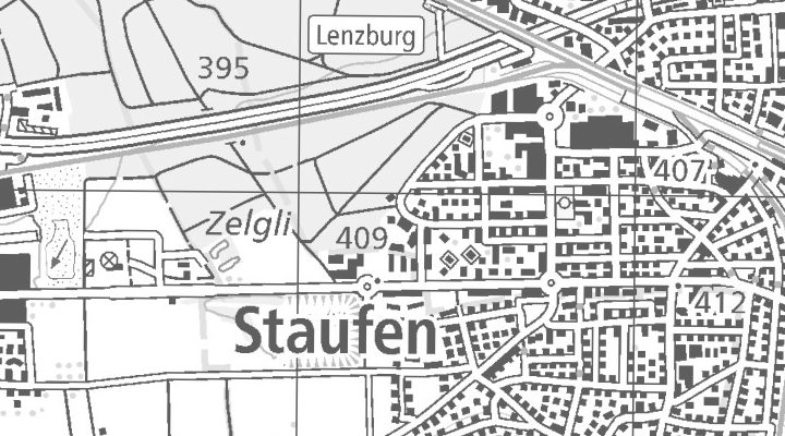 Kartenausschnitt: Zelgmatte 1, 5600 Lenzburg