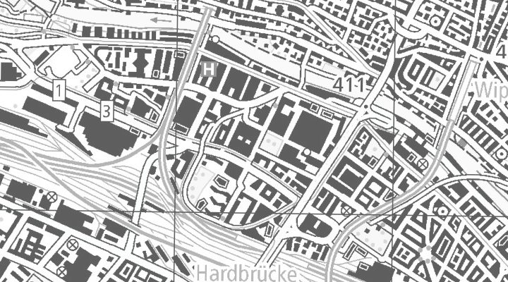 Kartenausschnitt: Technoparkstrasse 1, 8005 Zürich