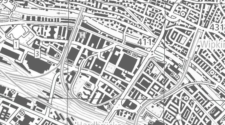 Kartenausschnitt: Giessereistrasse 18, 8005 Zürich