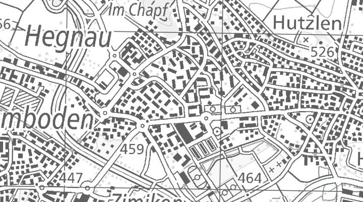 Kartenausschnitt: 8604 Volketswil (Zürich)