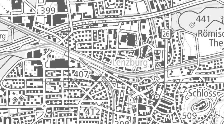 Kartenausschnitt: Niederlenzer Kirchweg 3, 5600 Lenzburg