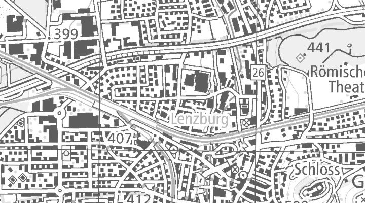 Kartenausschnitt: Niederlenzer Kirchweg 8, 5600 Lenzburg, 5600 Lenzburg