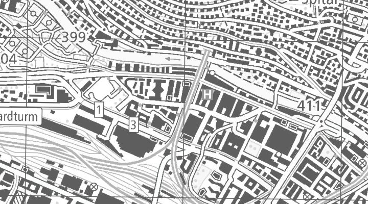 Kartenausschnitt: Förrlibuckstrasse 150, 8005 Zürich