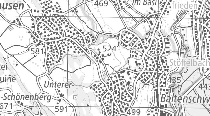Kartenausschnitt: Industriestrasse 27, 8962 Bergdietikon