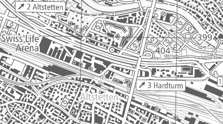 Kartenausschnitt: Max-Högger-Strasse 2, 8048 Zürich