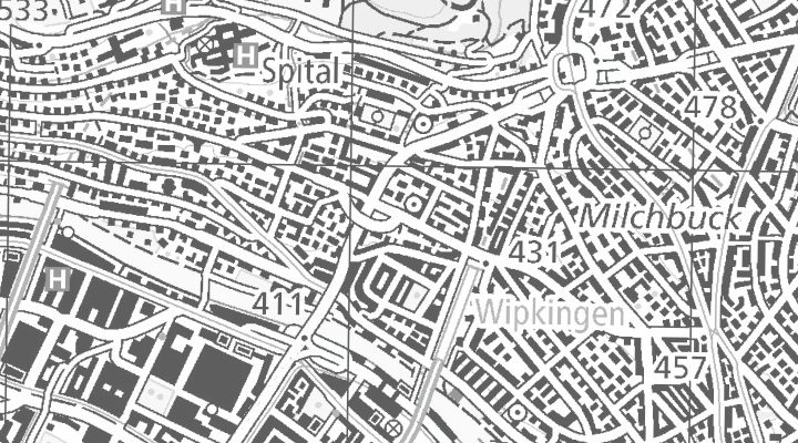 Kartenausschnitt: Nordbrücke 4, 8037 Zürich