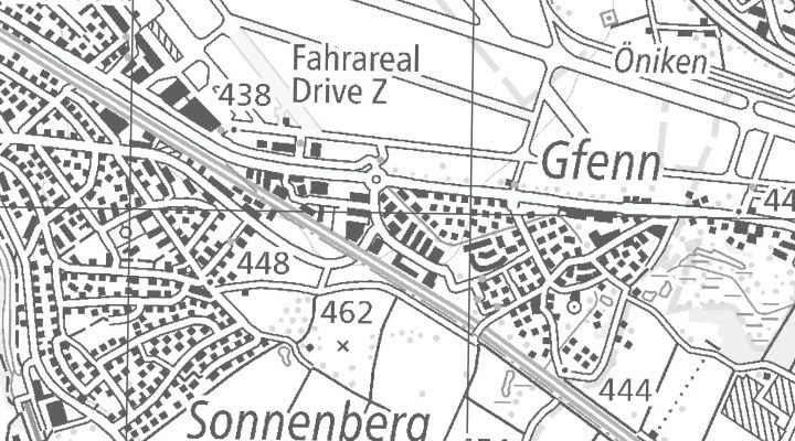 Kartenausschnitt: Im Schossacher 13, 8600 Dübendorf