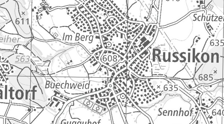 Kartenausschnitt: Rosengasse 8, 8332 Russikon