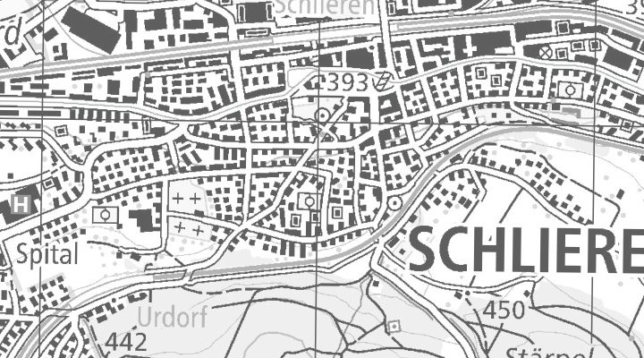 Kartenausschnitt: 8952 Kanton Zürich
