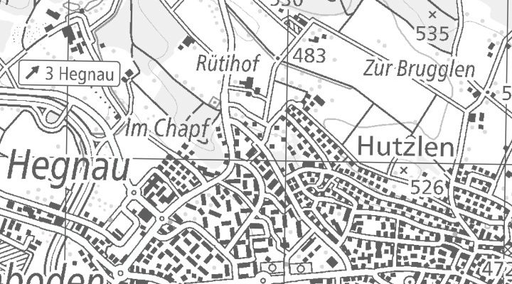 Kartenausschnitt: 8604 Volketswil (Zürich)