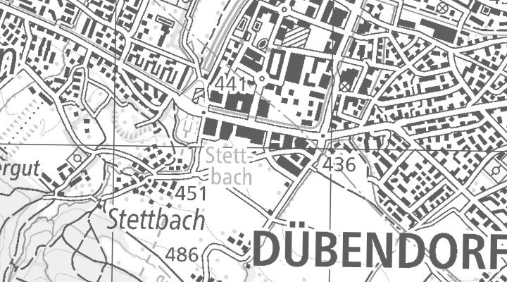 Kartenausschnitt: Auenstrasse 6, 8600 Dübendorf