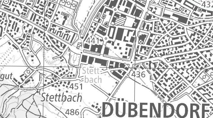 Kartenausschnitt: Zürichstrasse 127&131, 8600 Dübendorf