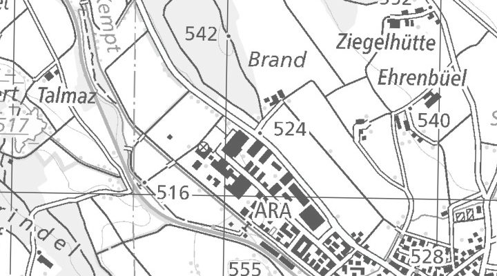 Kartenausschnitt: Allmendstrasse 50, 8320 Fehraltorf