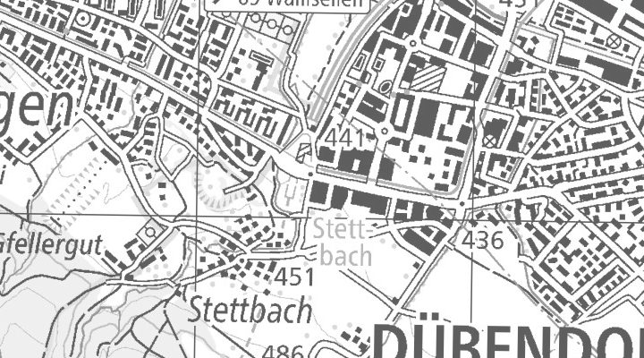 Kartenausschnitt: Zürichstrasse 137, 8600 Dübendorf