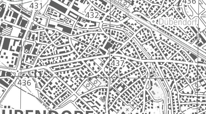 Kartenausschnitt: Zürichstrasse, 8600 Dübendorf