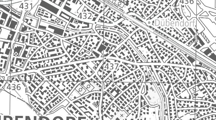 Kartenausschnitt: Usterstrasse 2, 8600 Dübendorf