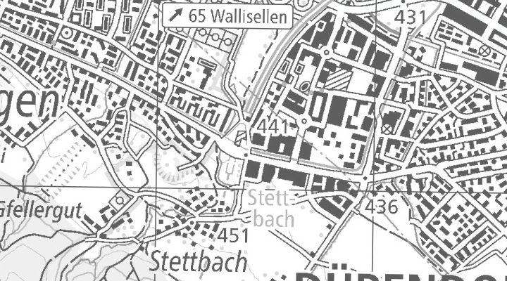 Kartenausschnitt: Am Stadtrand 5, 8600 Dübendorf
