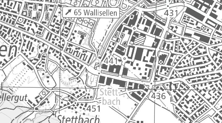 Kartenausschnitt: Zürichstrasse 130, 8600 Stettbach