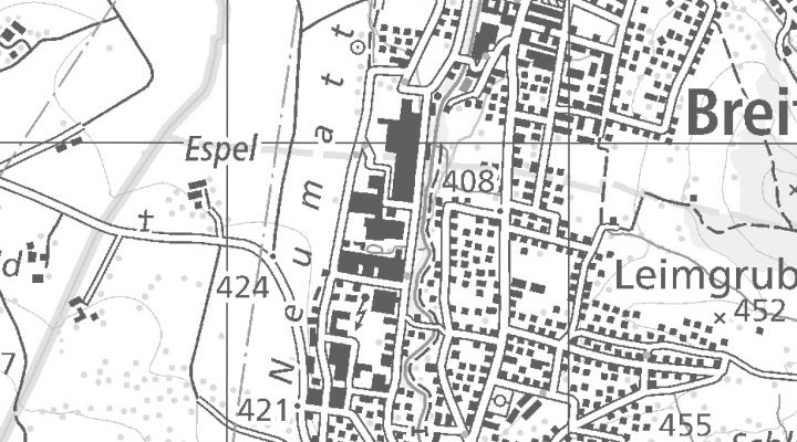 Kartenausschnitt: Industriestrasse 94, 4227 Büsserach