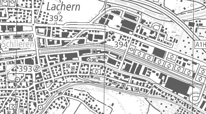 Kartenausschnitt: Wagistrasse 18, 8952 Schlieren