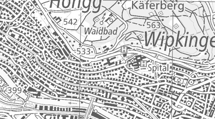 Kartenausschnitt: Emil-Klöti-Strasse 25, 8037 Zürich