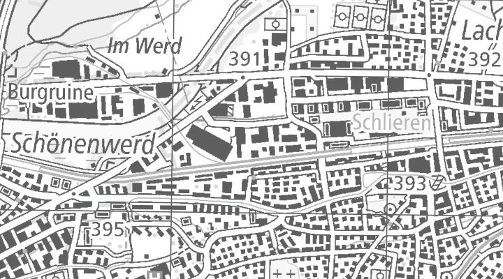 Kartenausschnitt: Wiesenstrasse 36, 8952 Schlieren