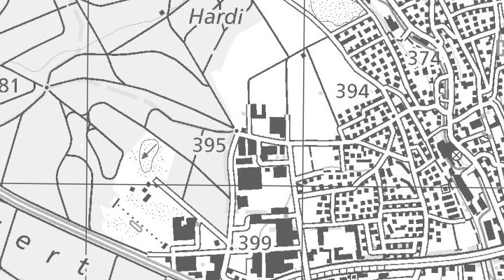 Kartenausschnitt: Industriestrasse 1, 5702 Niederlenz