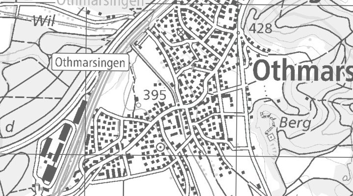 Kartenausschnitt: Ahornweg 7, 5504 Othmarsingen