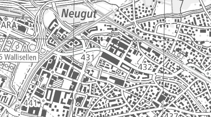 Kartenausschnitt: Giessenstrasse 4, 8600 Dübendorf