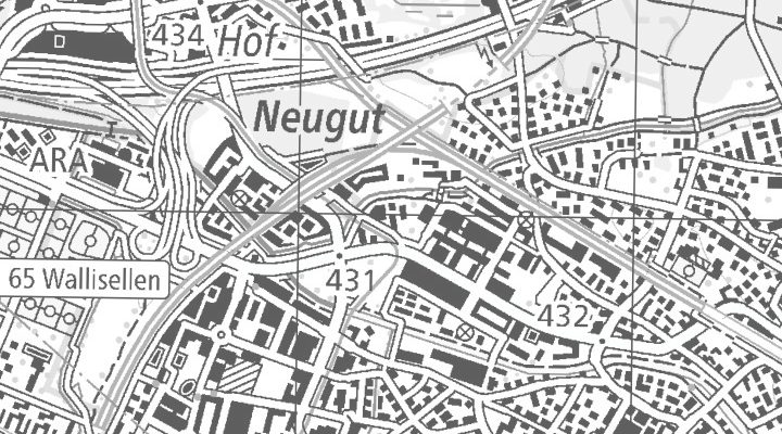Kartenausschnitt: Ueberlandstrasse 109, 8600 Dübendorf